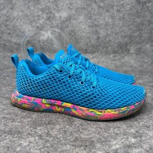 NOBULL Blue Athletic Shoes with Multicolor Marble Sole